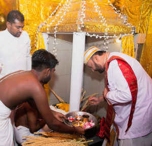 Kap was planted at the four Devales in Kandy as a prelude to the National Ritual -Kandy Esala Maha Perahera.