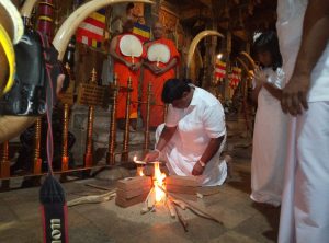 Lighting of the Hearth at the Sri Dalada Maligawa